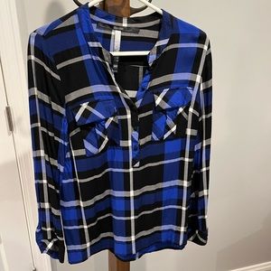 Plaid blouse